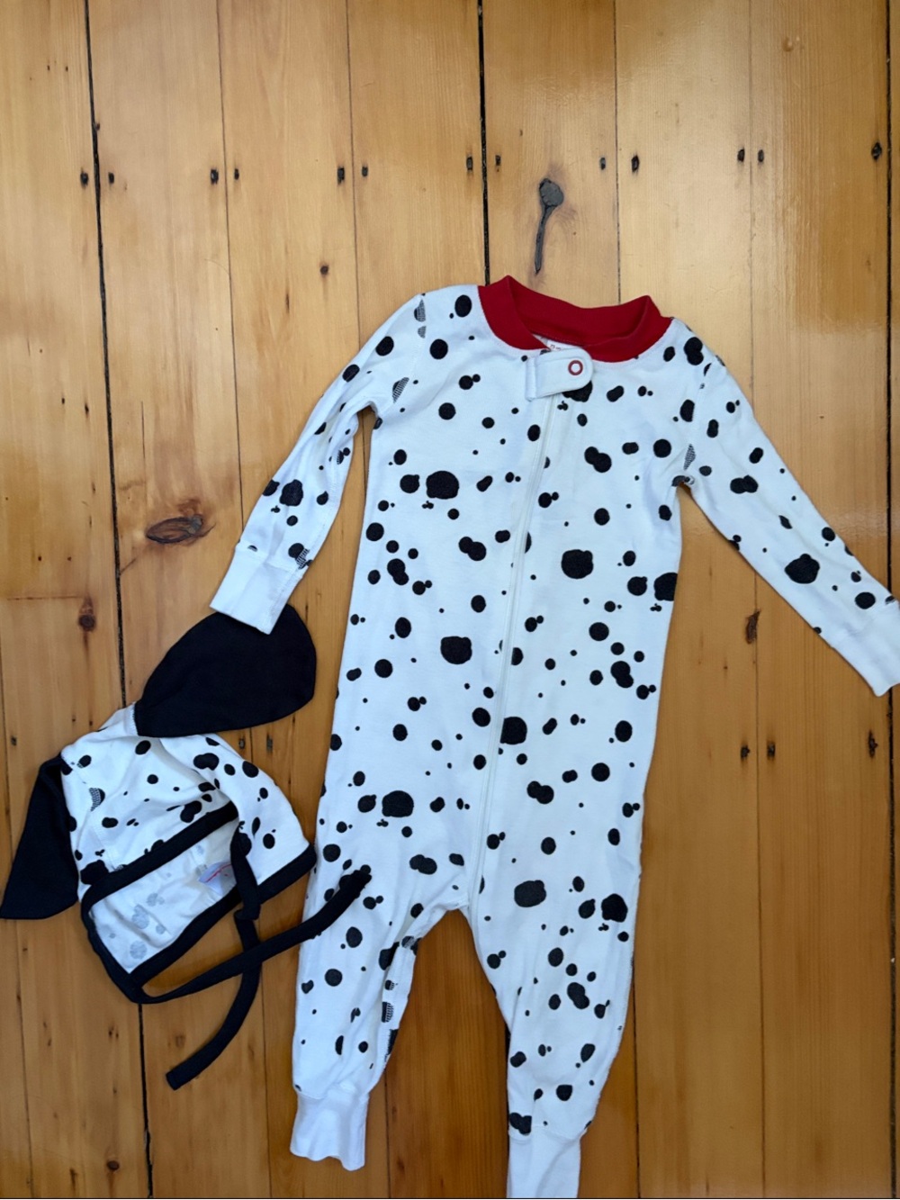 🐾Hanna Andersson 12-18M Dalmatian print with matching puppy hat!